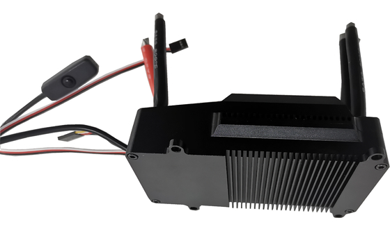 2024 New Flier 12S/14S/16S 400A ESC Brushless Controller Mental Box Housing 7.4V BEC ON/OFF Switch for RC Racing Car