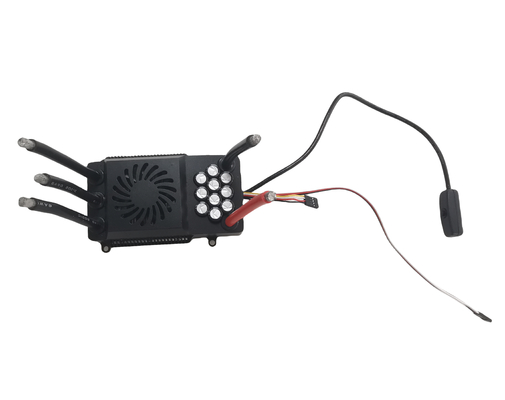 2024 New Flier 12S/14S/16S 400A ESC Brushless Controller Mental Box Housing 7.4V BEC ON/OFF Switch for RC Racing Car