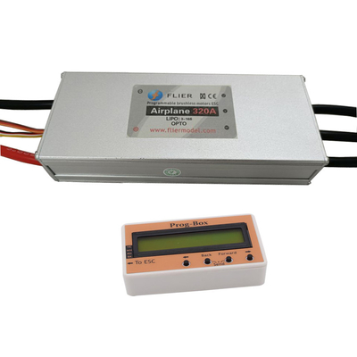 USB Program 320A 5V RC Airplane ESC Brushless Aluminum Cover 12-22SS OPTO