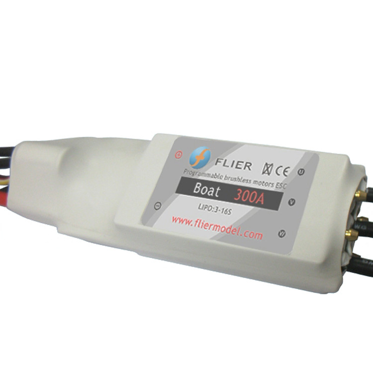 Durable RC Boat ESC HV Speed Brushless Motor 300A 67V 165*57*25mm Size