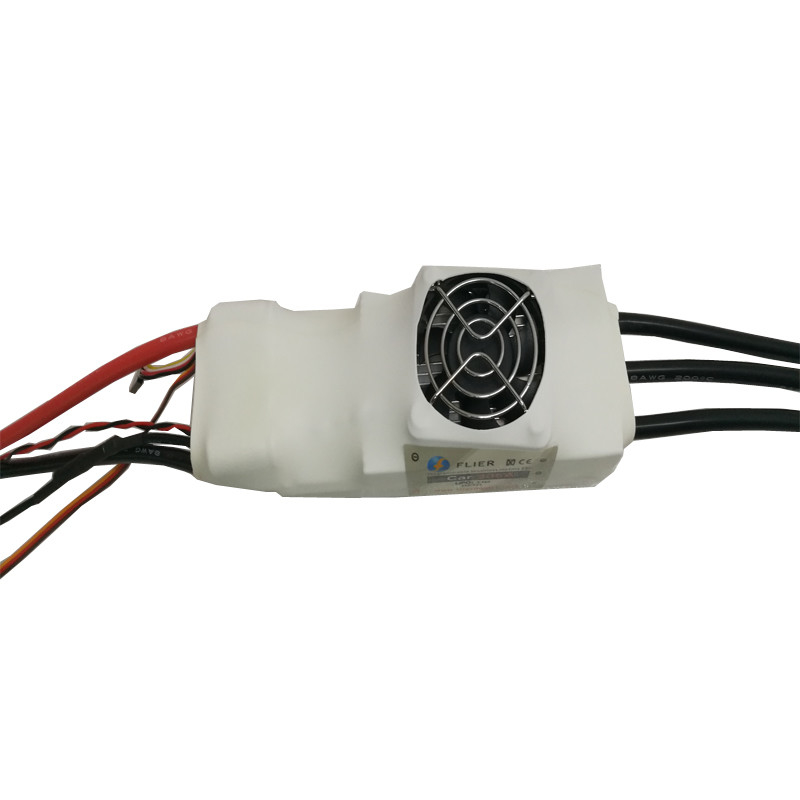 White 12S 300A Rc Car Brushless ESC , Rc Car Motor Controller RC Hobby Radio Control