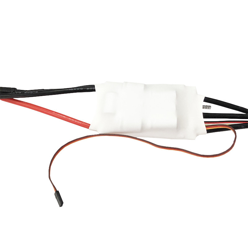 Electric Regulator RC Boat ESC 16S 180A Vinyl Material White Color For Rc Boat
