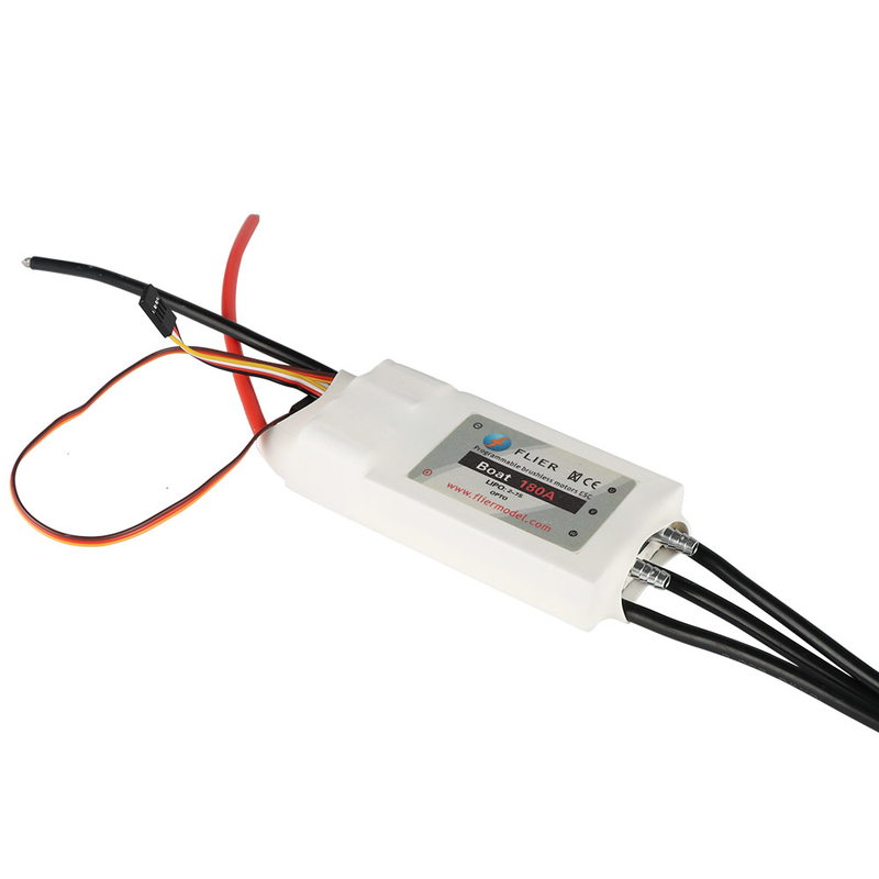 7S 180A RC Boat Programmable Brushless ESC With Reverse Function